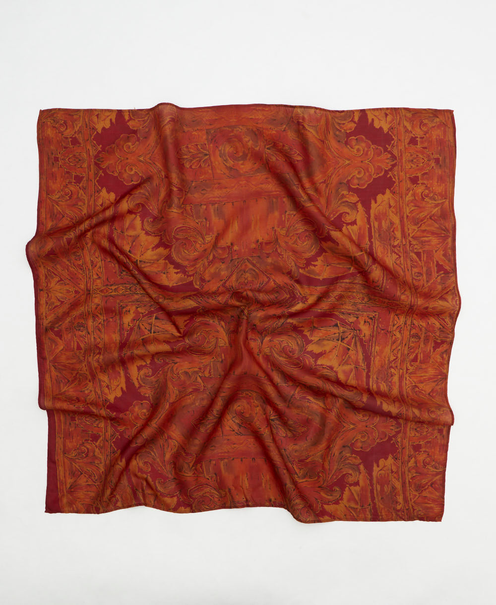 silk square scarf