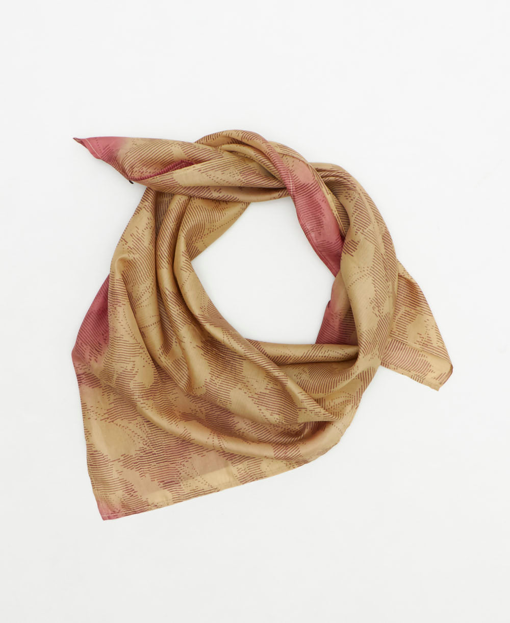 sustainable silk scarf