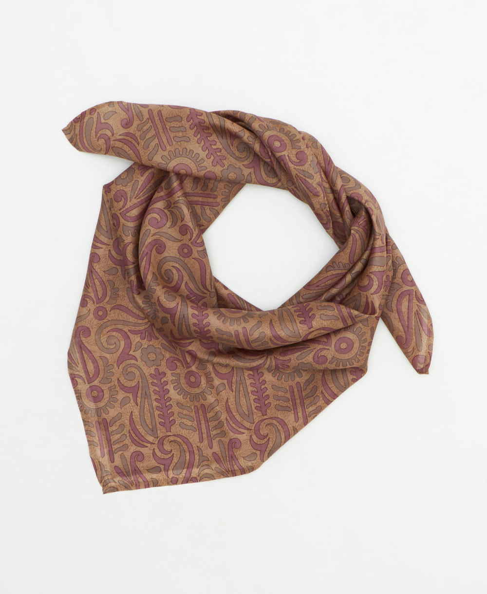 sustainable silk scarf