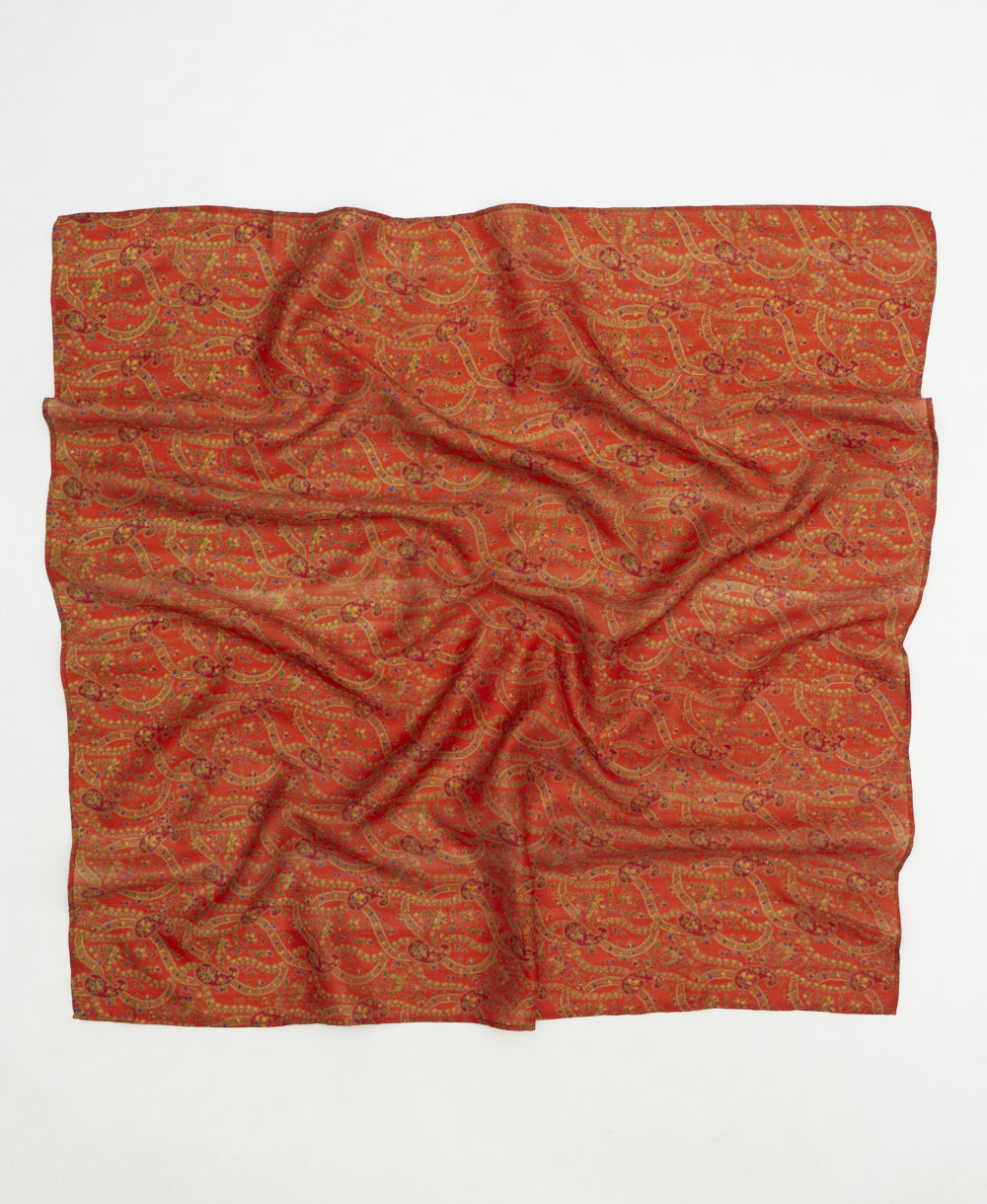 vintage silk square scarf