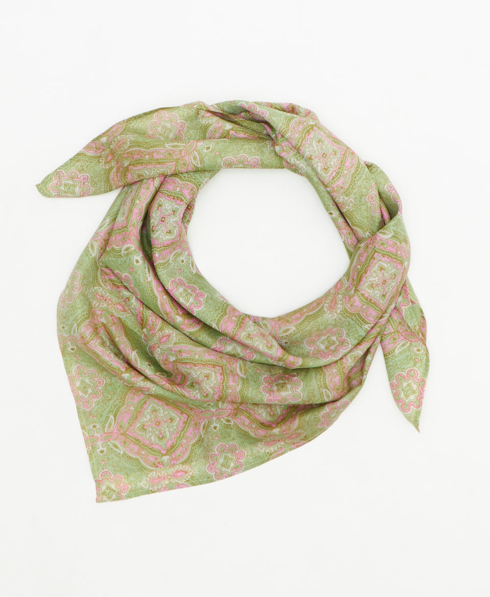 vintage silk square scarf