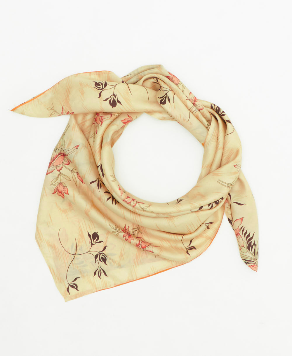 vintage silk square scarf