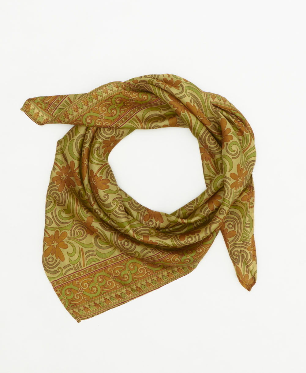 vintage silk square scarf