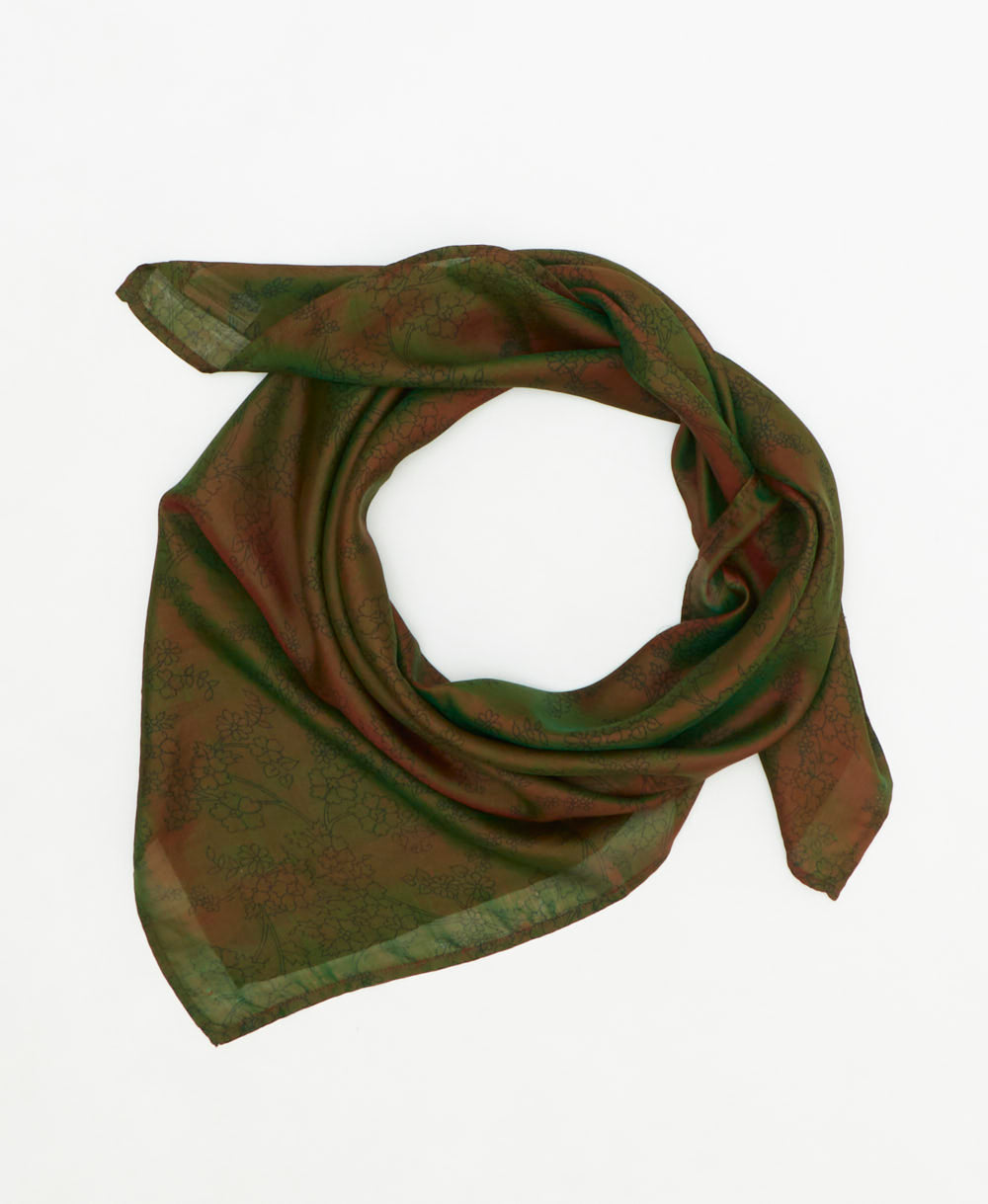 vintage silk square scarf