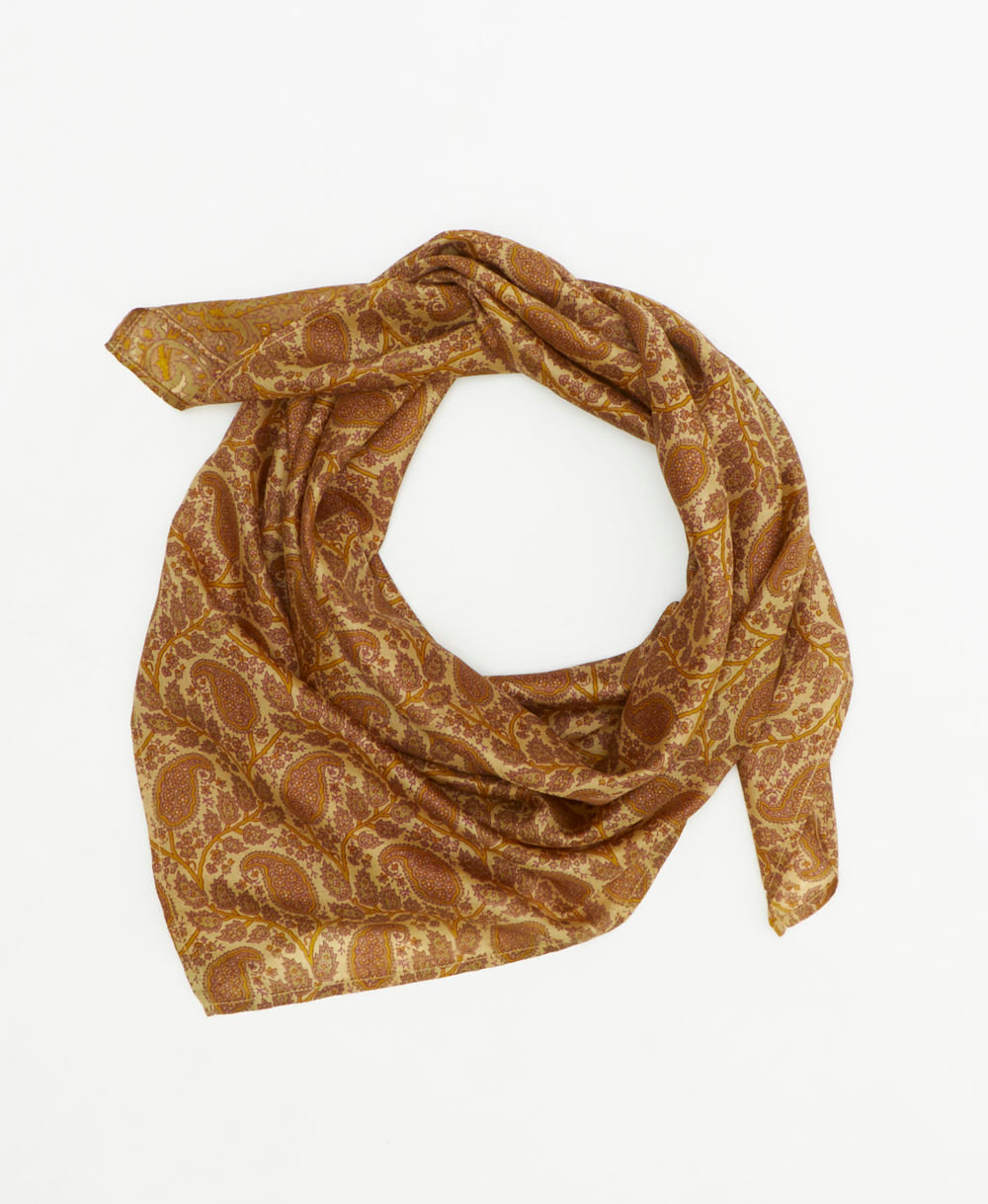 vintage silk square scarf