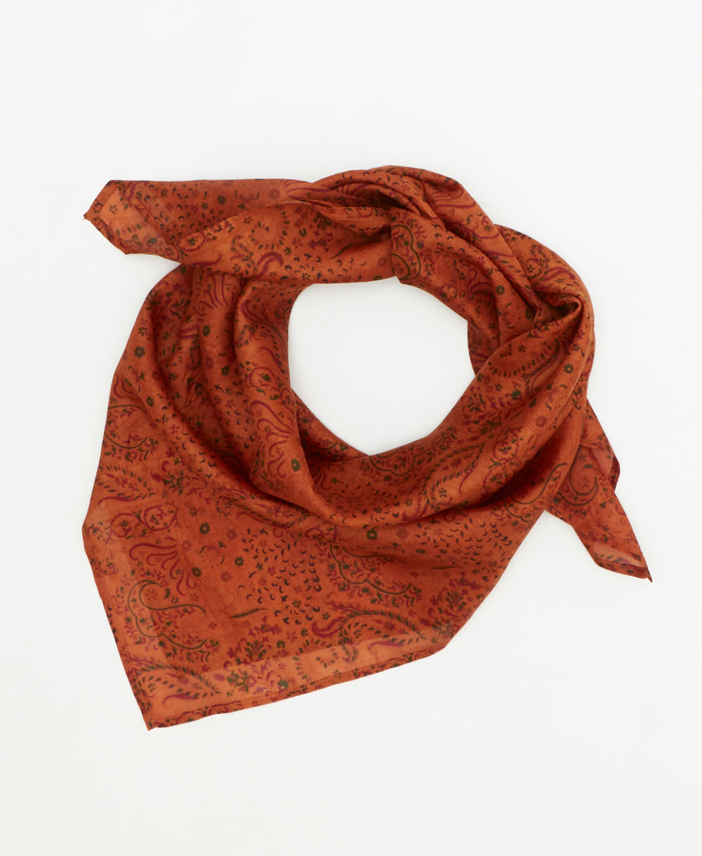 vintage silk square scarf