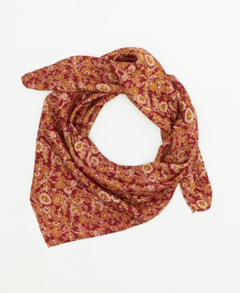 vintage silk square scarf