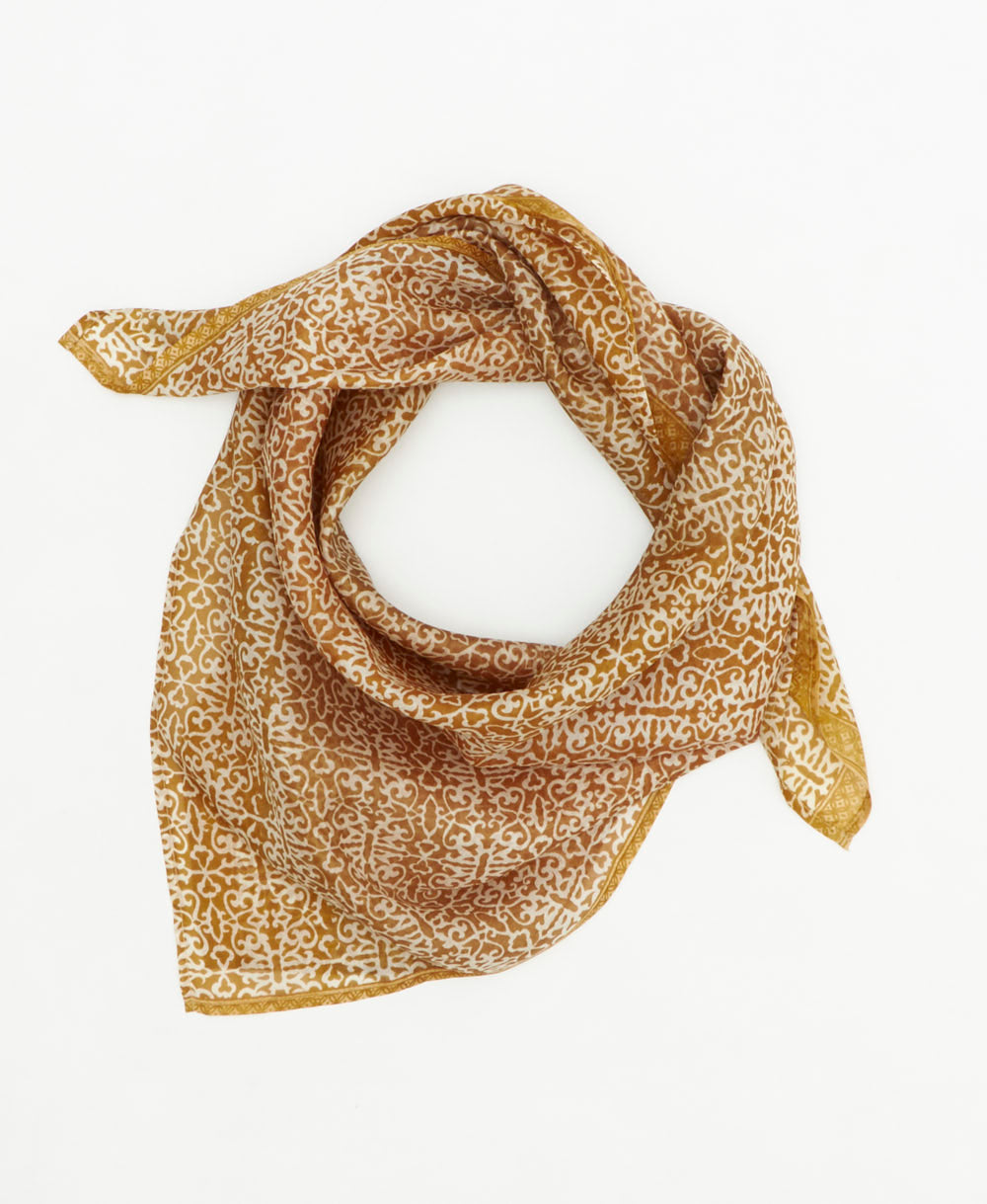 vintage silk square scarf