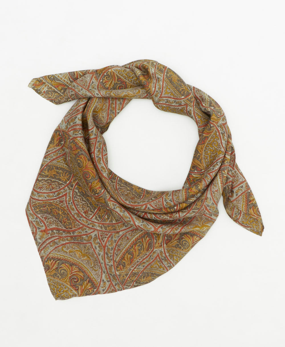 vintage silk square scarf