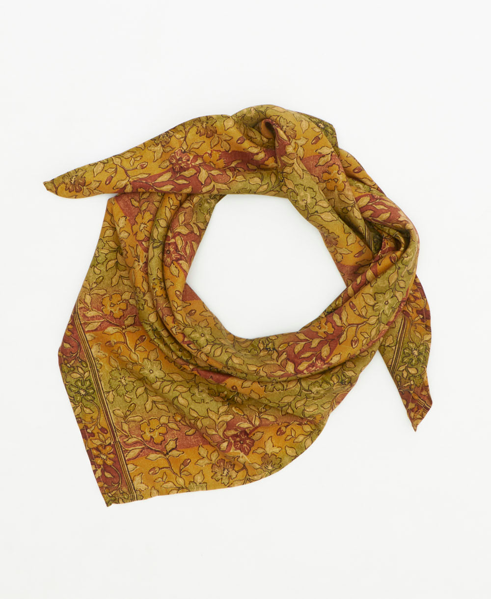 vintage silk square scarf