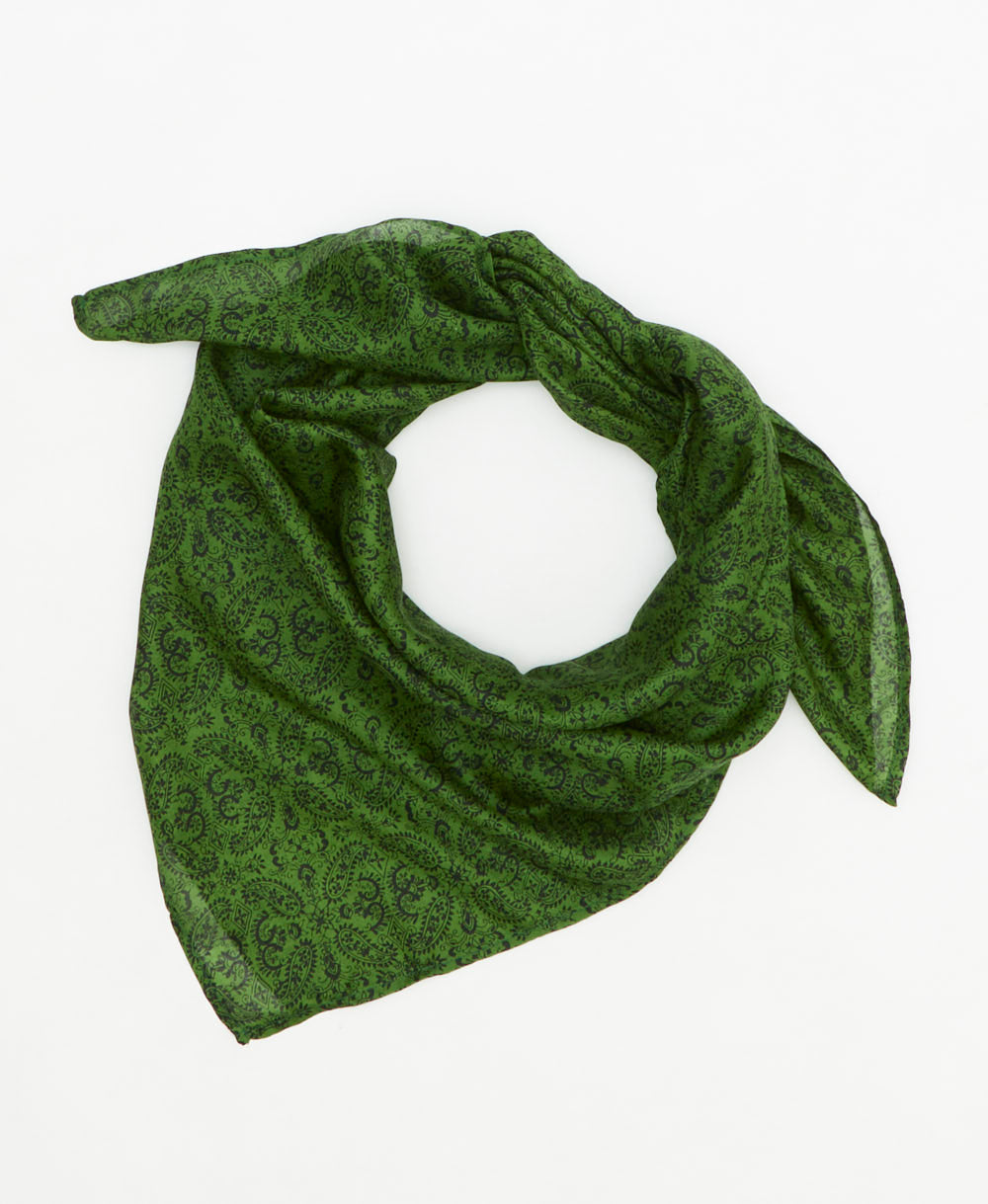 vintage silk square scarf