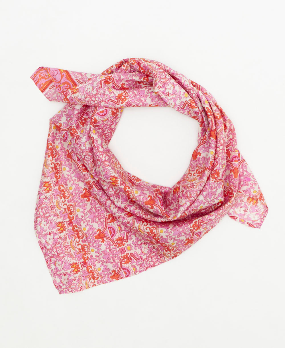 vintage silk square scarf