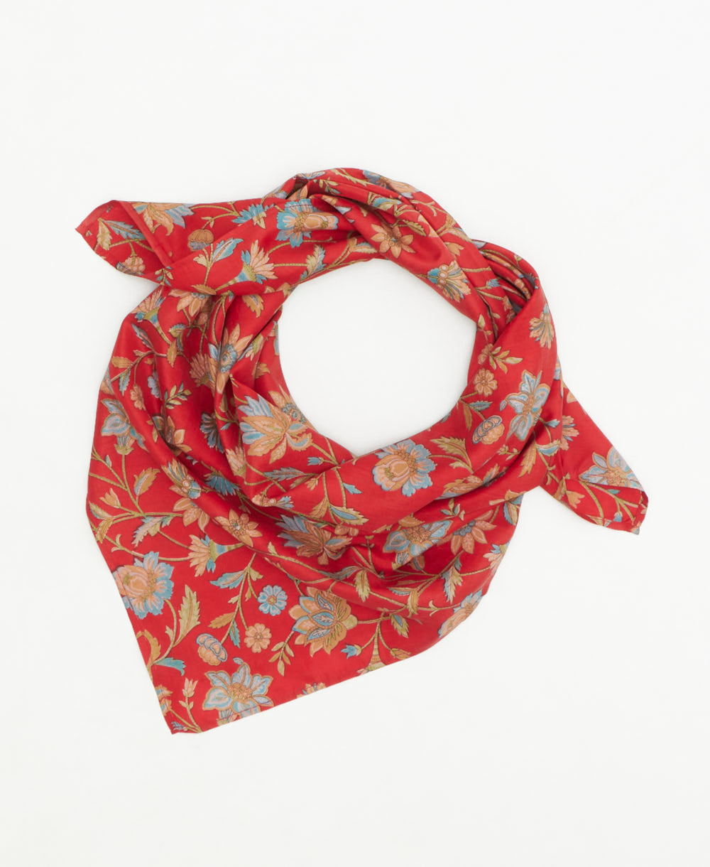 silk square scarf