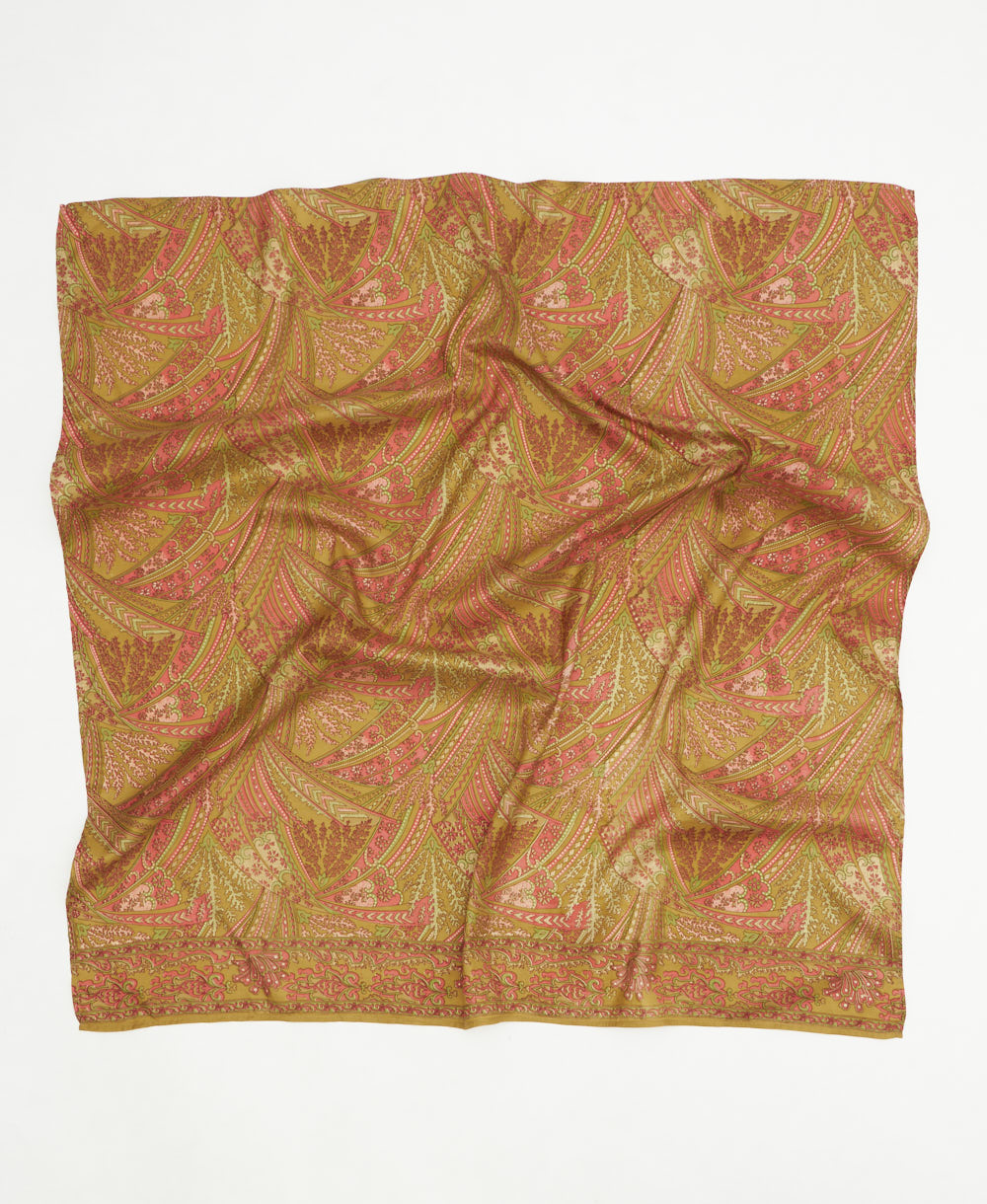 Vintage Silk Square Scarf: No. 260210 | Anchal – Anchal Project