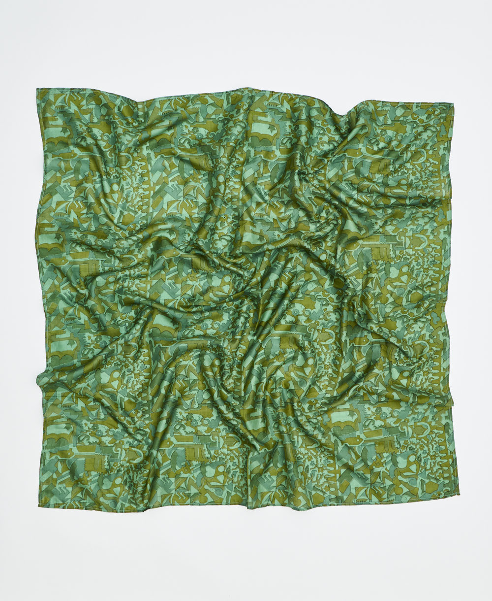silk square scarf