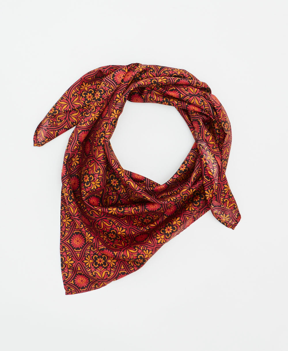 silk square scarf
