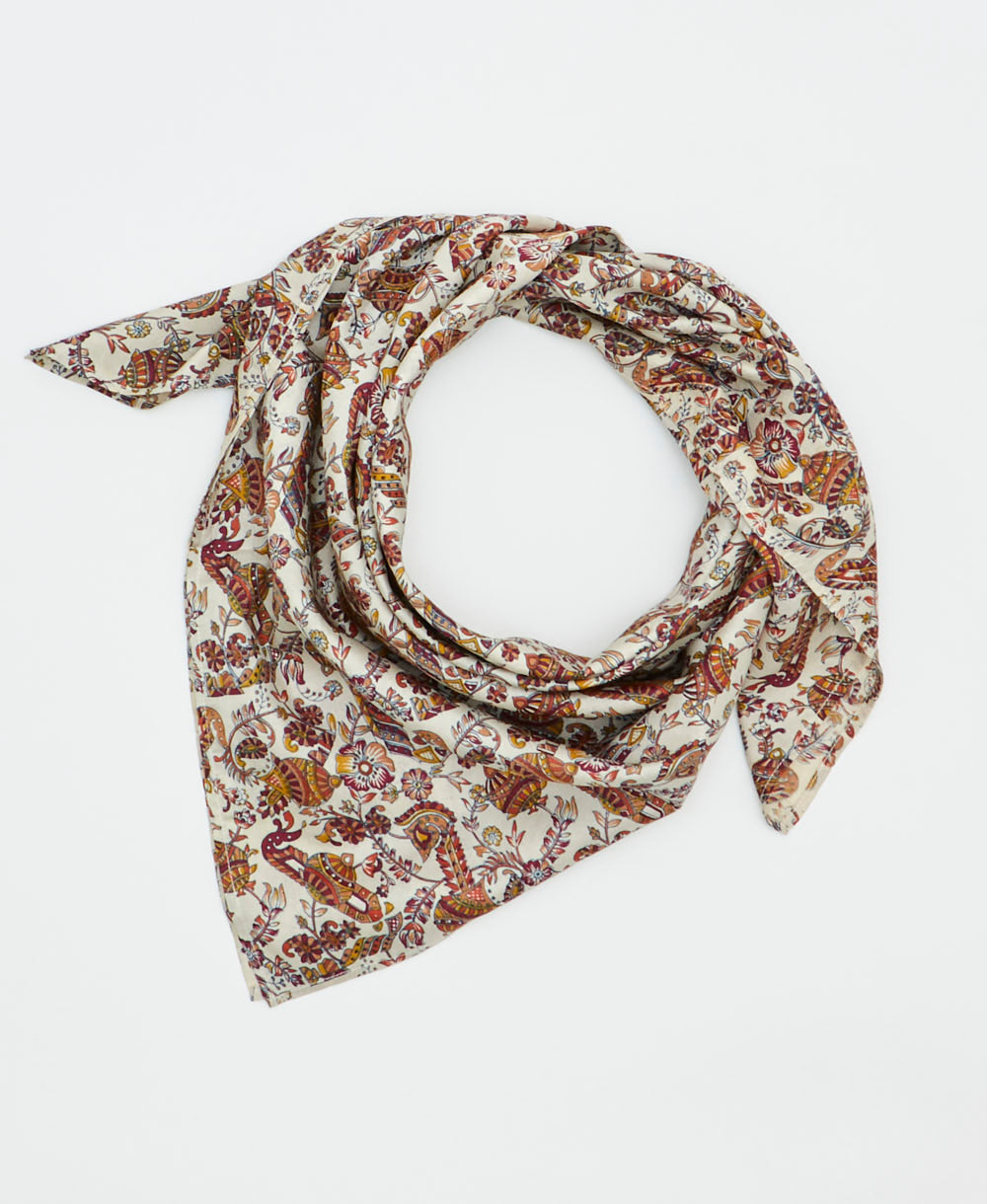 silk square scarf