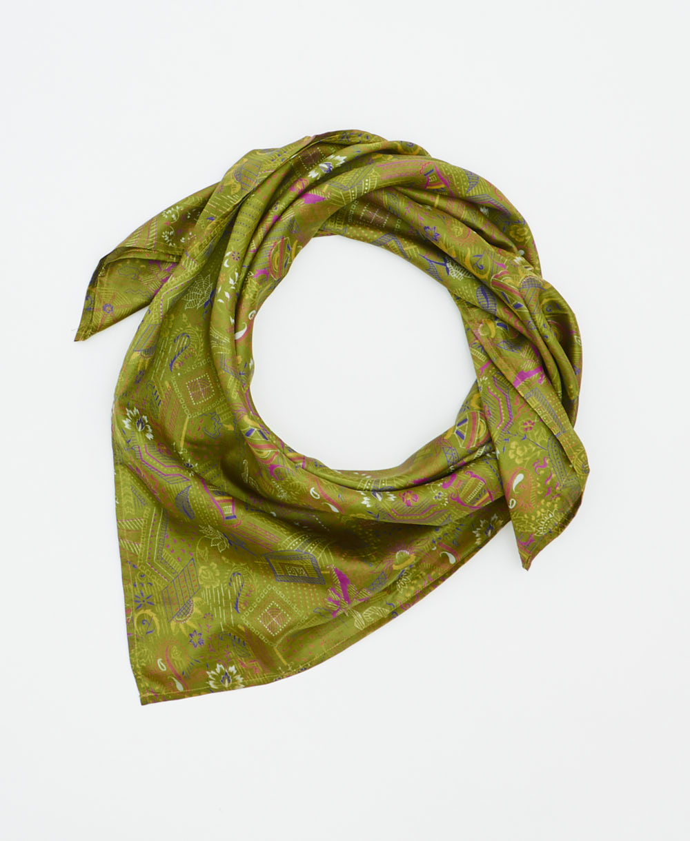 silk square scarf