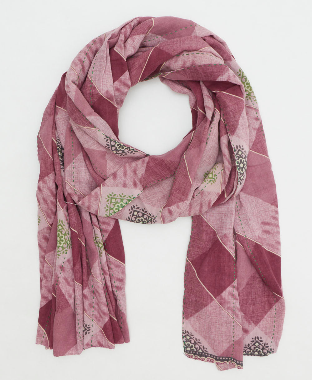 oversized long cotton scarf