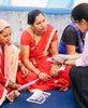 Anchal artisans learning design concepts taught during education workshop