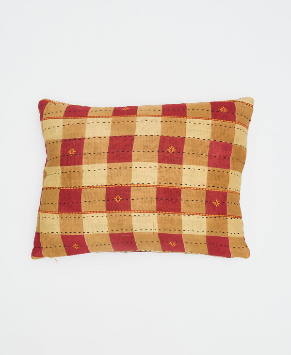 Small Kantha Throw Pillow - No. 230735