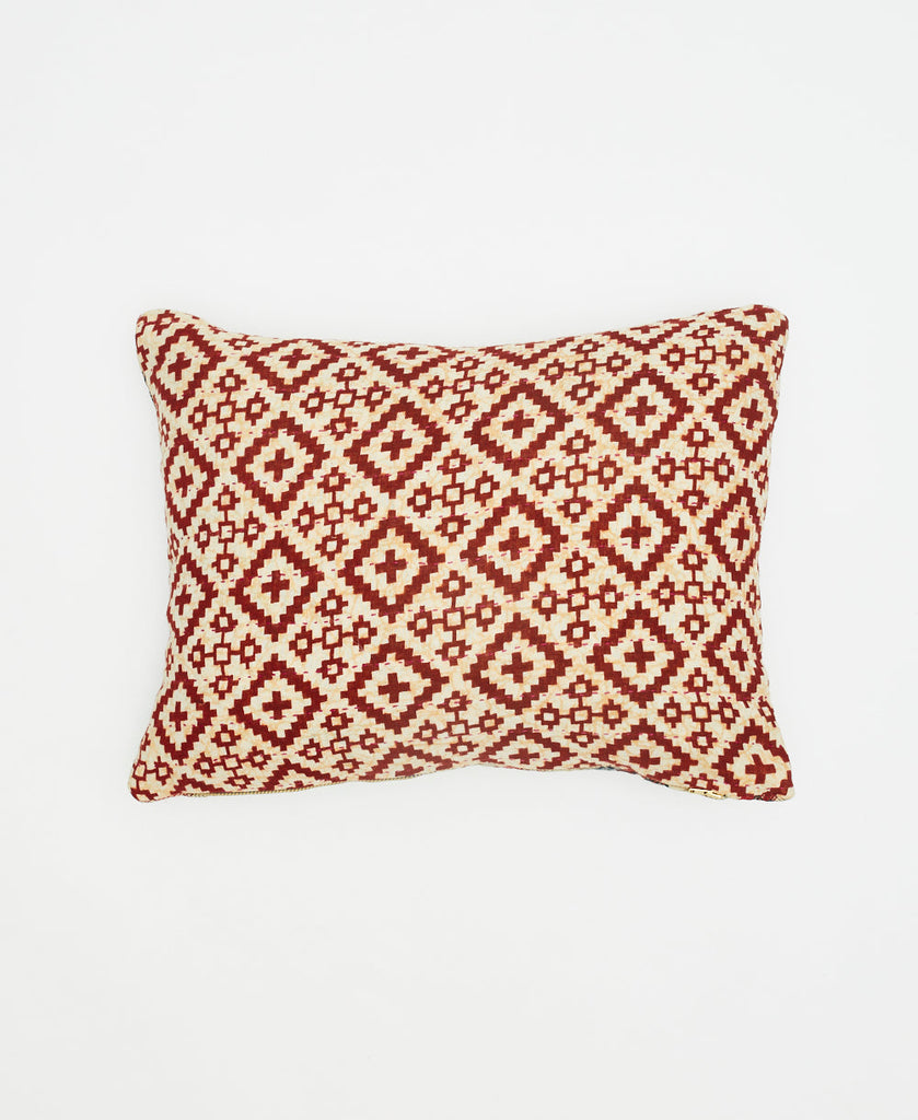 Small Kantha Throw Pillow - No. 230808