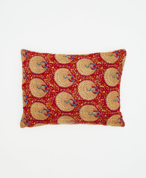 Small Kantha Throw Pillow - No. 230814