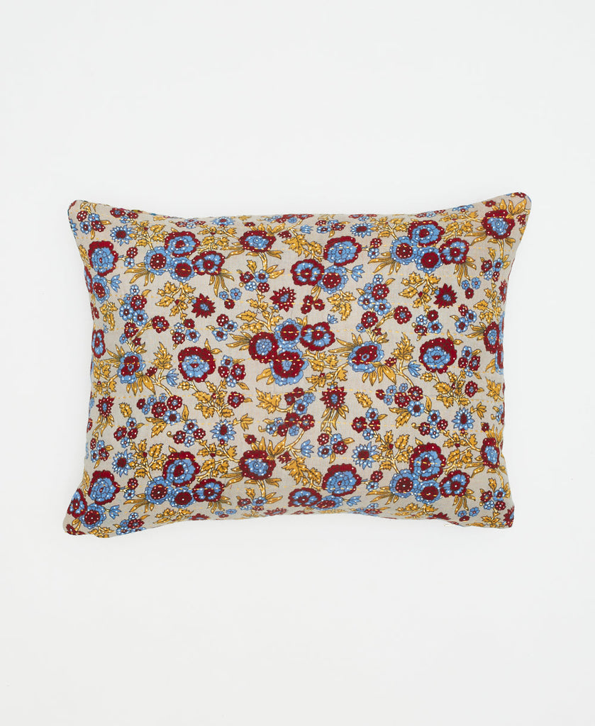 Small Kantha Throw Pillow - No. 230815