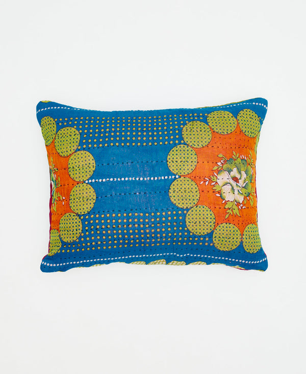 Small Kantha Throw Pillow - No. 230817