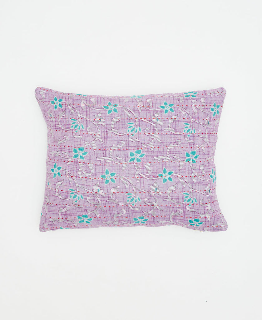 Small Kantha Throw Pillow - No. 230826