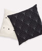 modern ethically made throw pillows with hand-embroidery and pom poms by Anchal