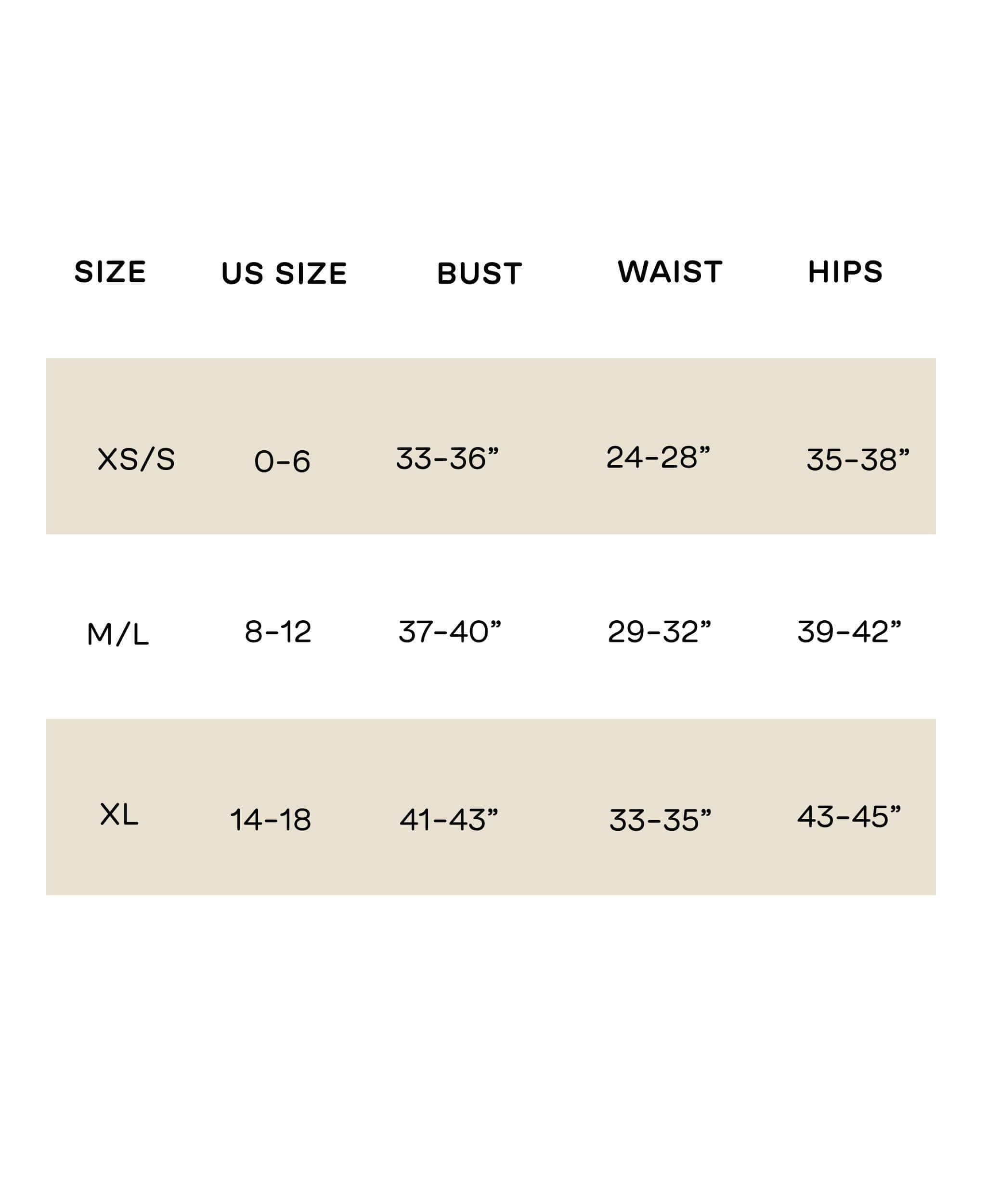 box crop top size chart sizes XS/S - XL oversized boxy fit by Anchal