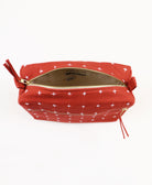 small toiletry bag made of fair trade certified organic cotton