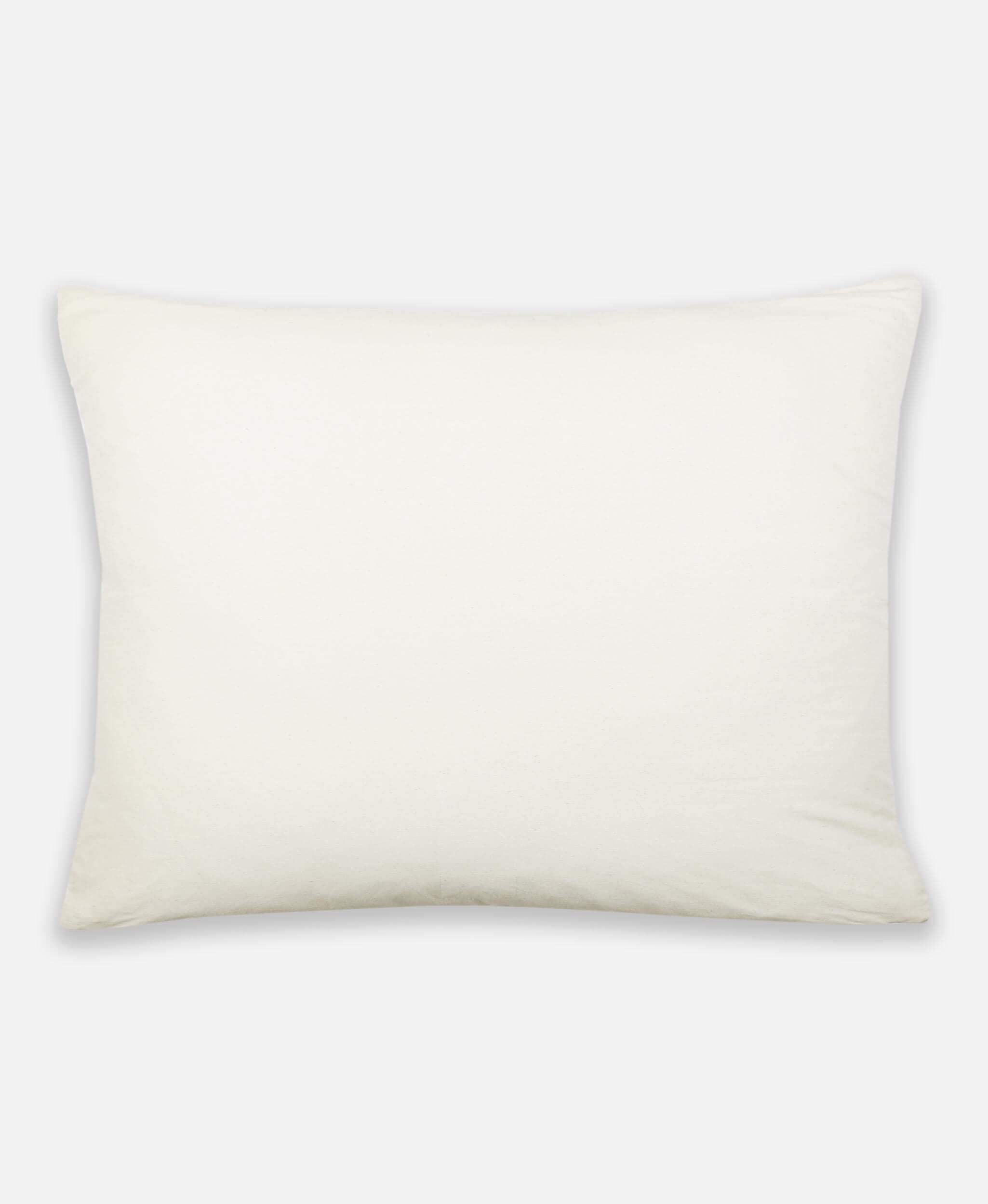 soft organic cotton pillow sham with luxurious down feather insert