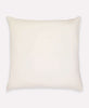 organic cotton bone grid pillow with removable down feather pillow insert