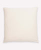 hand-stitched throw pillow with removable down feather pillow insert