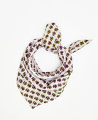 fair trade bandana handmade by women artisans using 2 layers of  upcycled vintage cotton saris