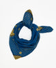 fair trade bandana handmade by women artisans using 2 layers of sustainably sourced vintage cotton saris