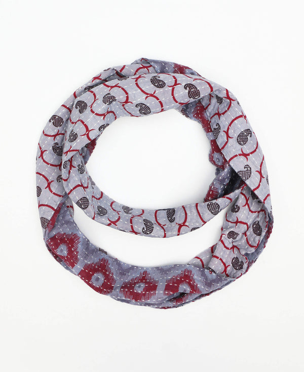 Light purple colored cotton scarf that was made by artisans earning a fair wage 