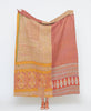 handmade kantha quilt made from traditional printed cotton saris