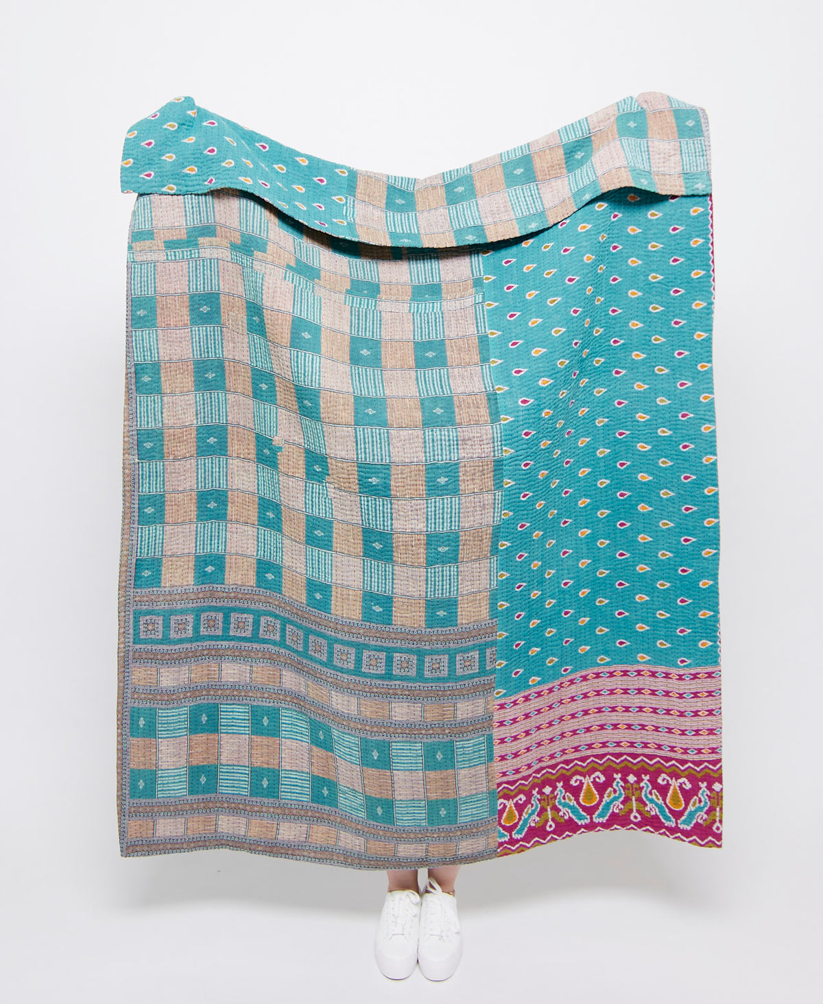 Kantha Quilt Throw - No. 230327