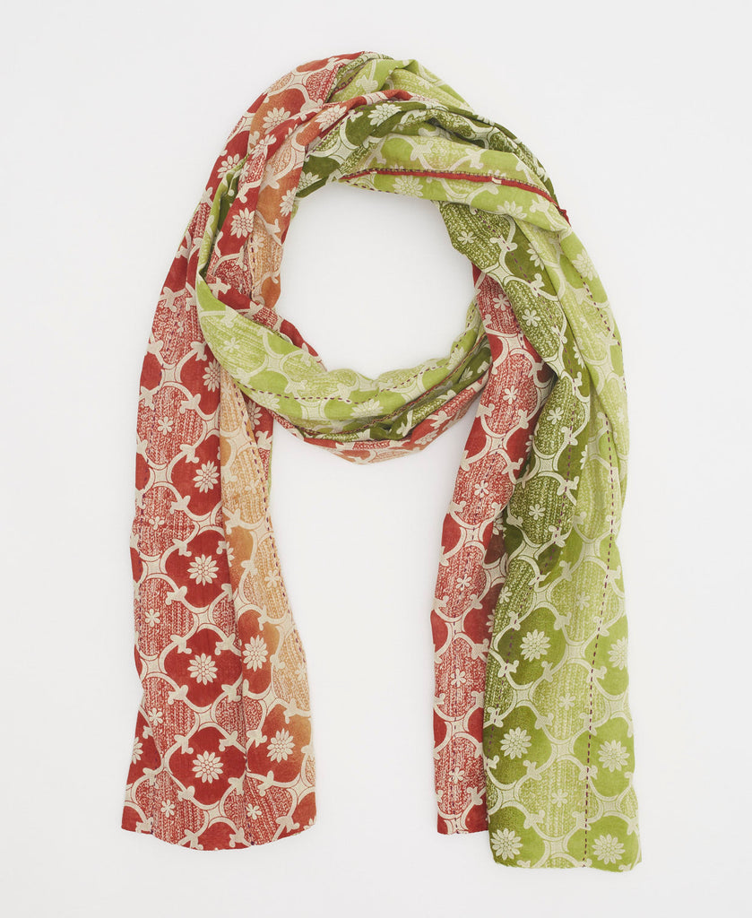 Kantha Straight Scarf - No. 230623