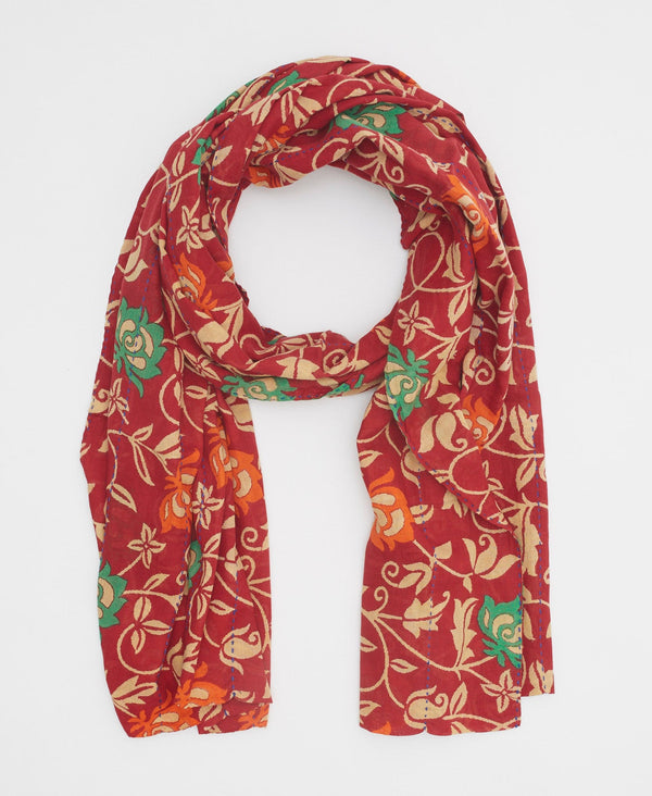 Red eco friendly Stright scarf 
