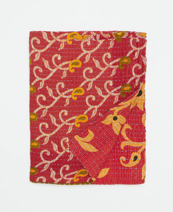Small Kantha Quilt Throw - No. 230401