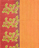 Small throw made using repurposed vintage cotton saris  