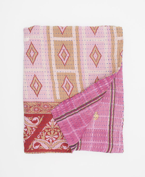 Small Kantha Quilt Throw - No. 230524