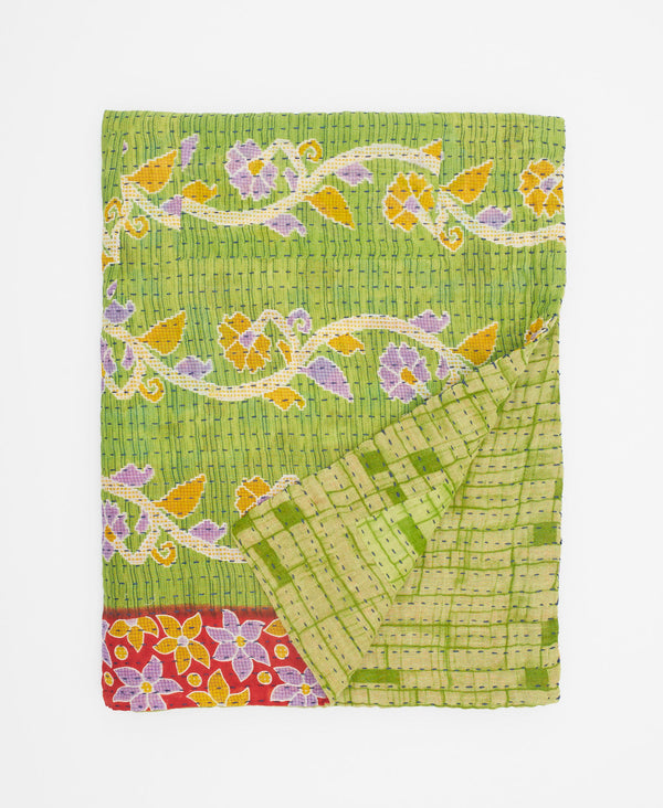 Small Kantha Quilt Throw - No. 230528