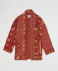 Kantha Open Front Quilted Jacket - Large