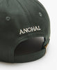 Anchal Project logo baseball hat in dark green with embroidered logo on front and back