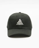 hunter green logo embroidered baseball cap by Anchal made from 100% cotton twill